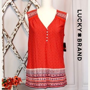 Lucky Brand. Sleeveless top.
